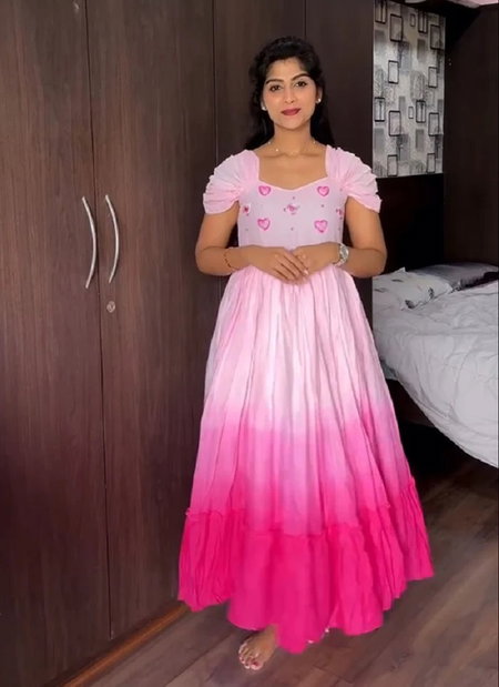 Sawant Pure Cotton Long Western Gown Suppliers In India